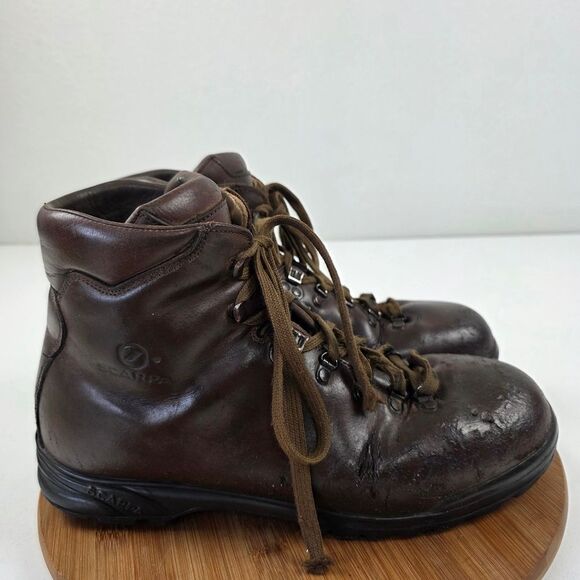 Scarpa Brown Leather Trekking Boots‎ Mens Size EU 46 US 13 main image 4